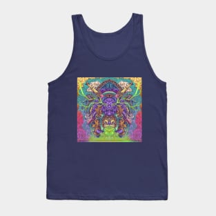 Chinese Dagger Psychedelic Artwork Tank Top